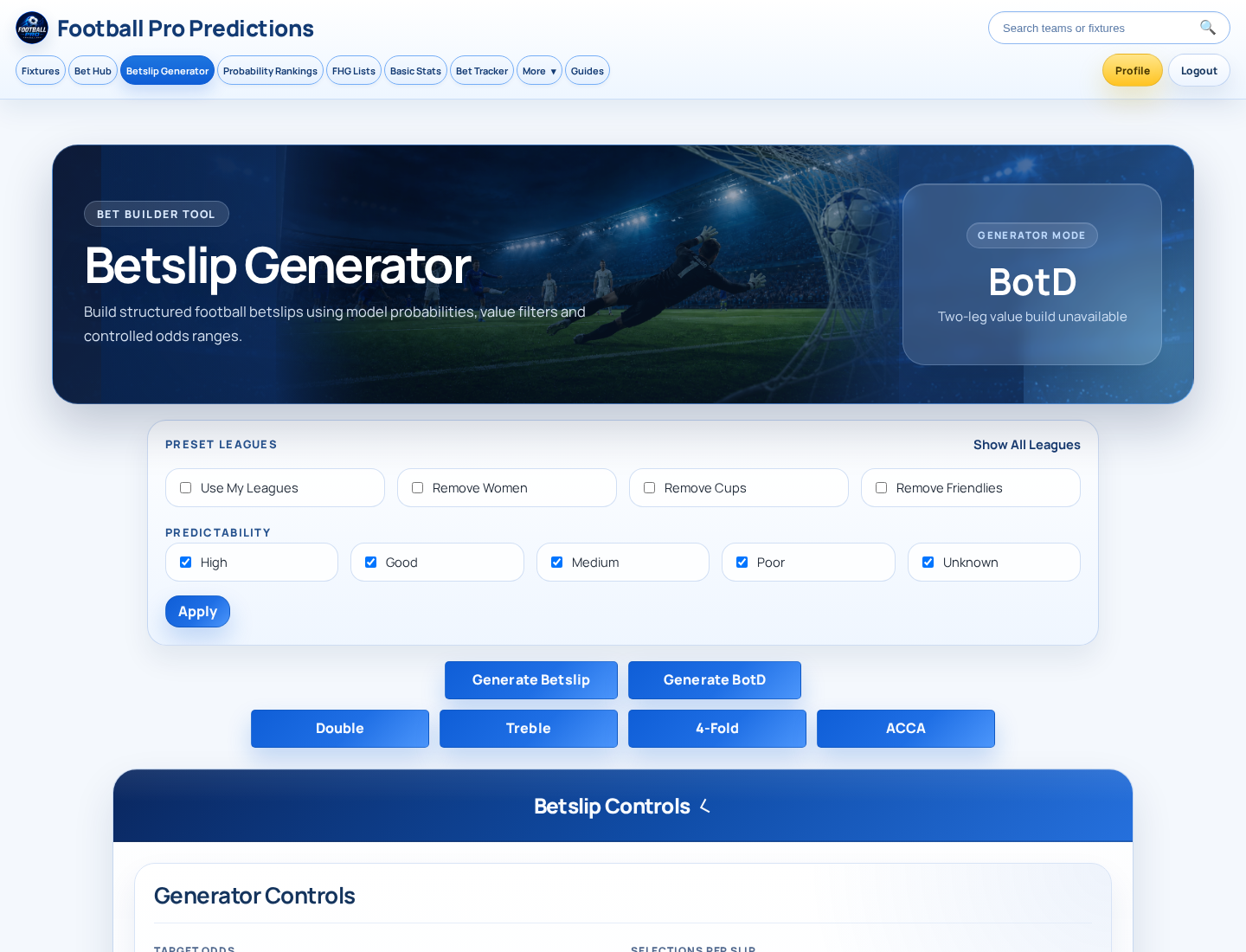 Betslip Generator